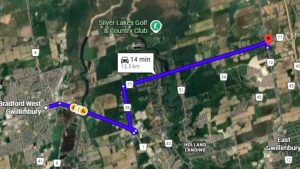 Bradford West Gwillimbury Ontario Directions