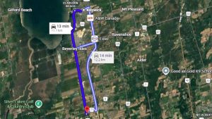 Keswick Ontario Directions