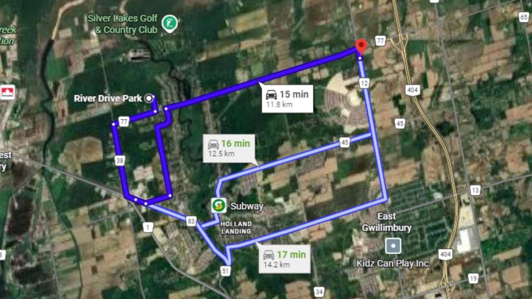 River Drive Park Ontario Directions